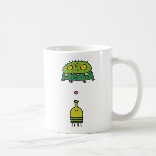 落書きのジャンプのマグ コーヒーマグカップ
