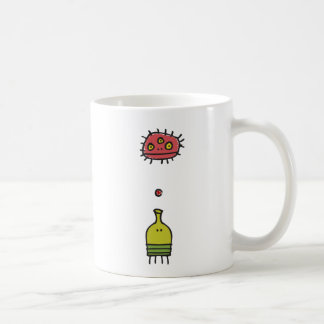 落書きのジャンプのマグ コーヒーマグカップ