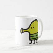 落書きのジャンプのマグ コーヒーマグカップ (正面右)