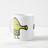 落書きのジャンプのマグ コーヒーマグカップ (正面左)