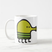 落書きのジャンプのマグ コーヒーマグカップ (左)