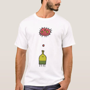 落書きのジャンプモンスターのTシャツ Tシャツ