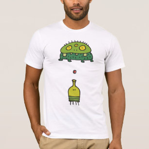 落書きのジャンプHubba突起モンスター Tシャツ