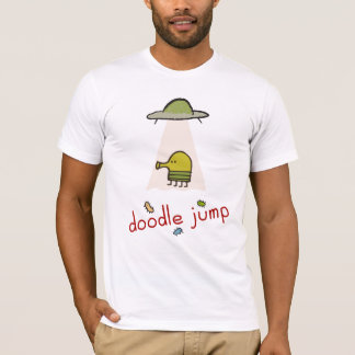 落書きのジャンプUFOのTシャツ Tシャツ