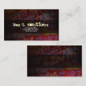 落書きのスタイル 名刺 (正面/裏面)