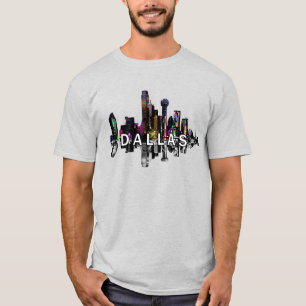 落書きのテキサス州·ダラス Tシャツ