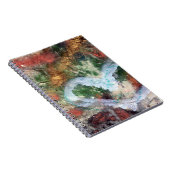 落書きのハートのブランクジャーナル ノートブック (右側)