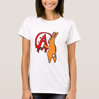 落書きのバニー Tシャツ