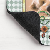 落書きのファン・クラブのカスタマイズ可能な写真 マウスパッド (コーナー)