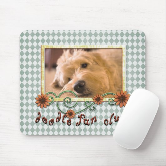 落書きのファン・クラブのカスタマイズ可能な写真 マウスパッド (マウス)