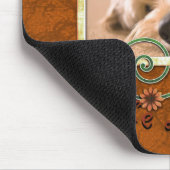 落書きのファン・クラブのカスタムな飼い犬の写真 マウスパッド (コーナー)