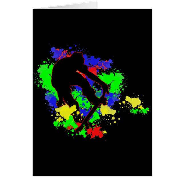 落書きのペンキはスケート選手に染みをつけます (正面)