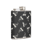 落書きのヨットパターン フラスク (右)