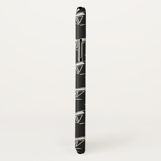 落書きのヨットパターン Case-Mate iPhoneケース (裏面/右)