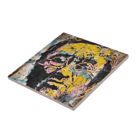 落書きの人々 タイル (側面)