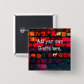 落書きの壁 缶バッジ (正面&裏面)