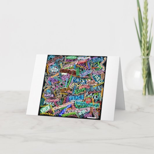 落書きの平和インターナショナル翻訳 シーズンカード (正面)