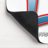 落書きの手紙Lマウスのマット マウスパッド (コーナー)