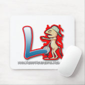 落書きの手紙Lマウスのマット マウスパッド (マウス)