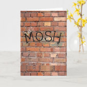 落書きの押し寄せようバースデー・カード カード (黄色い花)