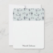 落書きの木及び家 (正面)