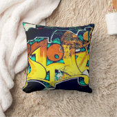 落書きの枕 クッション (ブランケット)