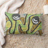 落書きの枕 ランバークッション (ブランケット)