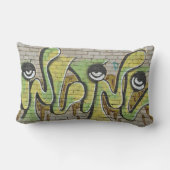 落書きの枕 ランバークッション (裏面)