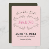 落書きの渦巻の保存日付 セーブザデート (正面/裏面)