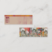 落書きの滴り1 スキニー名刺 (正面/裏面)