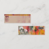 落書きの滴り2 スキニー名刺 (正面/裏面)