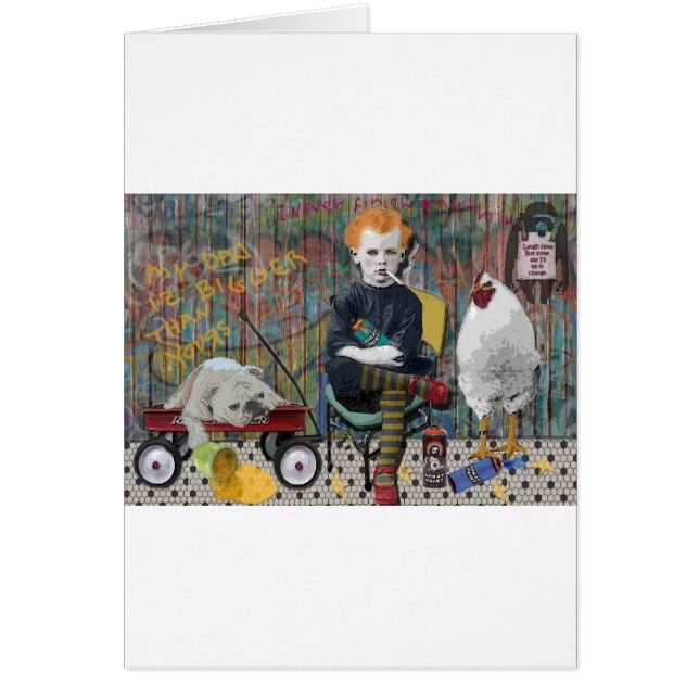 落書きの男の子 (正面)