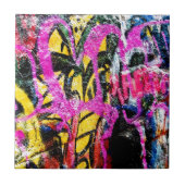 落書きの石2 タイル (正面)