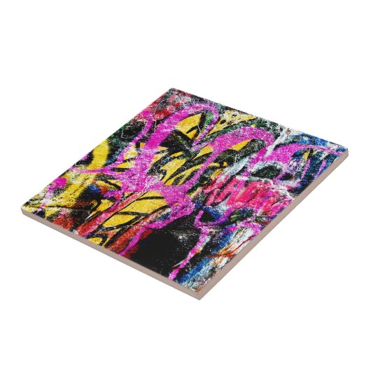 落書きの石2 タイル (側面)