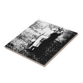 落書きの祖母 タイル (側面)