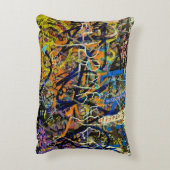 落書きの背景 アクセントクッション (裏面(縦))