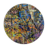 落書きの背景 カッティングボード (正面)