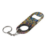 落書きの背景 キーホルダー栓抜き (正面アングル)