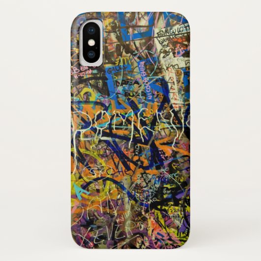 落書きの背景 Case-Mate iPhoneケース (裏面)