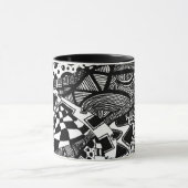 落書きの芸術のマグ マグカップ (中央)