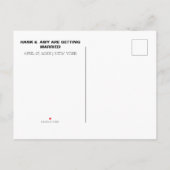 落書きの芸術の保存日付の郵便はがき 案内ポストカード (裏面)