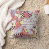 落書きの芸術の枕 クッション (ブランケット)