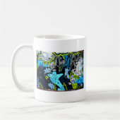 落書きの芸術 コーヒーマグカップ (左)