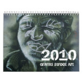 落書きの通りの芸術のカレンダー2010年 カレンダー (カバー)