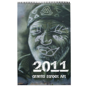 落書きの通りの芸術のカレンダー2011年 カレンダー