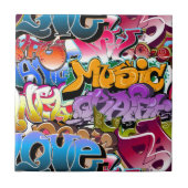 落書きの通りの芸術 タイル (正面)