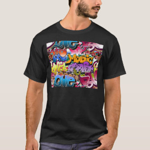落書きの通りの芸術 Tシャツ