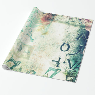 落書きの都市包装紙 ラッピングペーパー