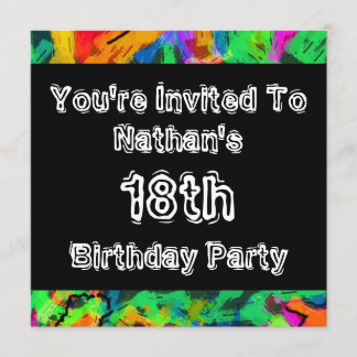 落書きの~のパーティー 招待状