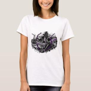 落書きのDemisexualの稲妻および矢 Tシャツ